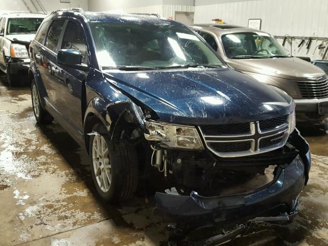 3C4PDDDG3ET304709 - 2014 DODGE JOURNEY LI BLUE photo 1