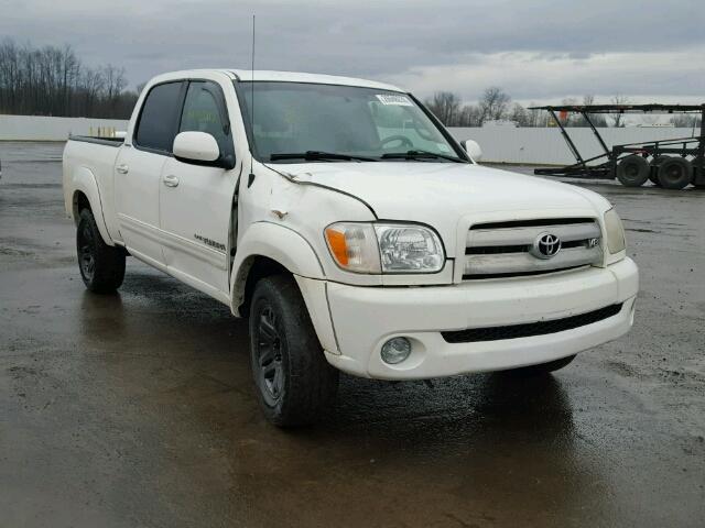 5TBDT48155S494415 - 2005 TOYOTA TUNDRA DOU WHITE photo 1