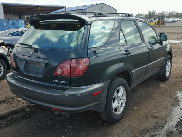 JT6HF10U1Y0149420 - 2000 LEXUS RX 300 GREEN photo 4