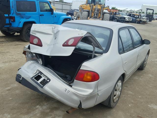 1NXBR12E51Z513392 - 2001 TOYOTA COROLLA CE GRAY photo 4