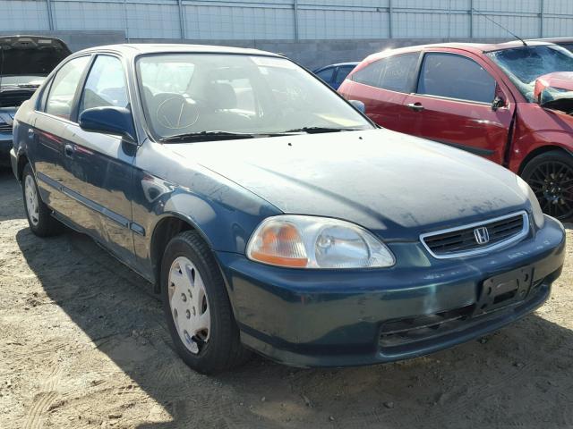 JHMEJ8543VS001392 - 1997 HONDA CIVIC EX GREEN photo 1