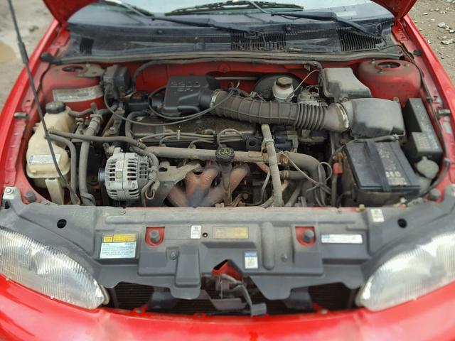 1G1JC124XX7111795 - 1999 CHEVROLET CAVALIER B RED photo 7