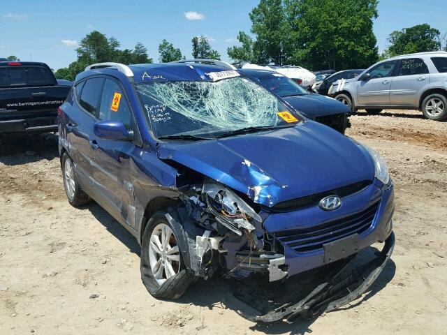 KM8JU3AC4AU080301 - 2010 HYUNDAI TUCSON BLUE photo 1