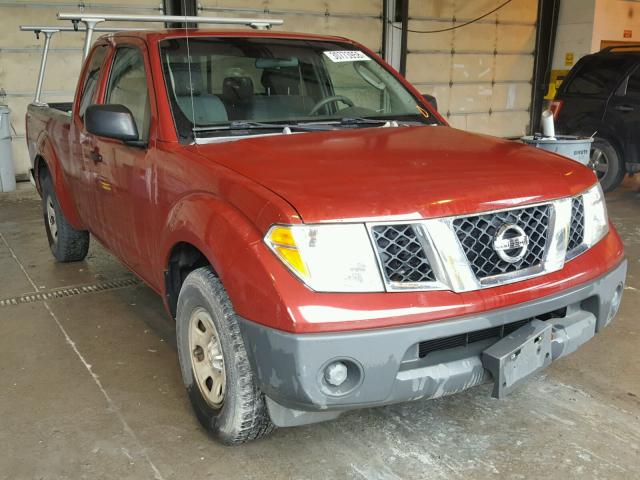 1N6BD06TX6C445185 - 2006 NISSAN FRONTIER K RED photo 1