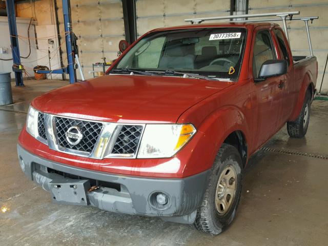 1N6BD06TX6C445185 - 2006 NISSAN FRONTIER K RED photo 2