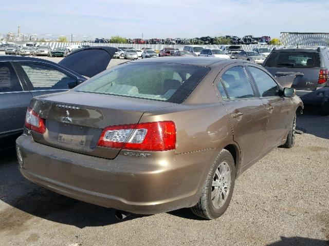 4A3AB36F59E015375 - 2009 MITSUBISHI GALANT ES BROWN photo 4