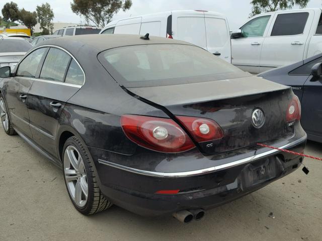 WVWMP7AN0AE549136 - 2010 VOLKSWAGEN CC SPORT BLACK photo 3