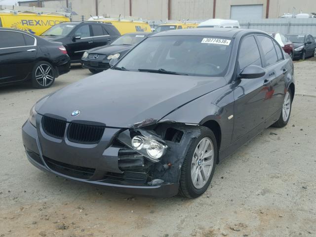 WBAVC53567FZ80615 - 2007 BMW 328 I SULE BLACK photo 2