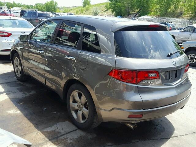 5J8TB18548A001401 - 2008 ACURA RDX TECHNO CHARCOAL photo 3