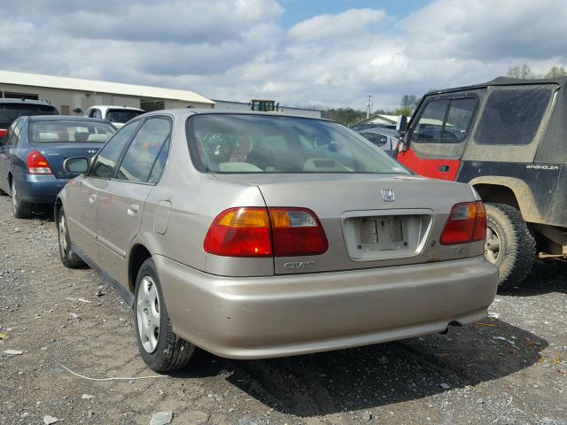 1HGEJ8642YL029345 - 2000 HONDA CIVIC EX BEIGE photo 3