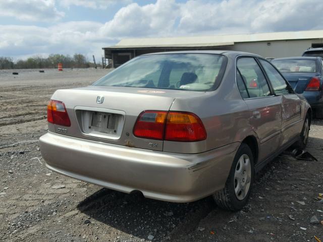 1HGEJ8642YL029345 - 2000 HONDA CIVIC EX BEIGE photo 4