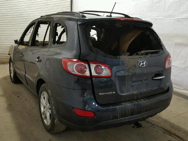 5XYZK3AB3CG133160 - 2012 HYUNDAI SANTA FE L CHARCOAL photo 3