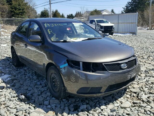 KNAFT4A29A5067156 - 2010 KIA FORTE LX BROWN photo 1