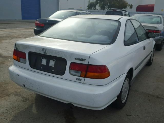 1HGEJ6224VL114935 - 1997 HONDA CIVIC DX WHITE photo 4