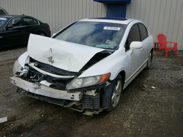 1HGFA16877L118356 - 2007 HONDA CIVIC EX თეთრი ფოტო 2