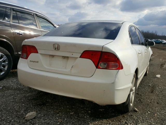 1HGFA16877L118356 - 2007 HONDA CIVIC EX თეთრი ფოტო 4