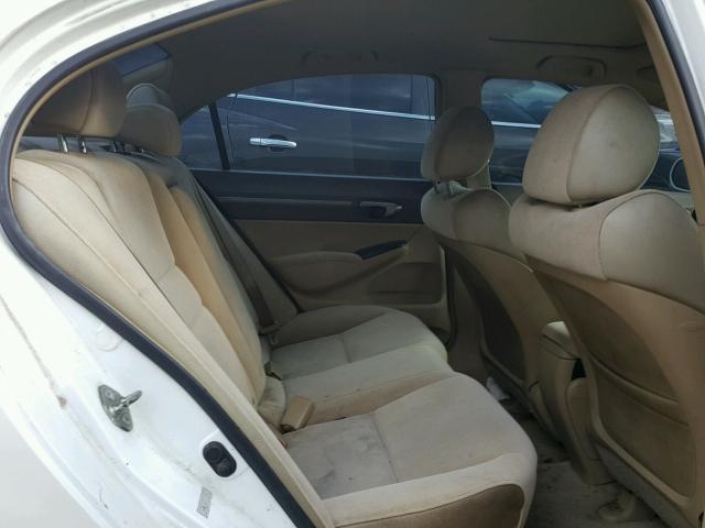 1HGFA16877L118356 - 2007 HONDA CIVIC EX თეთრი ფოტო 6