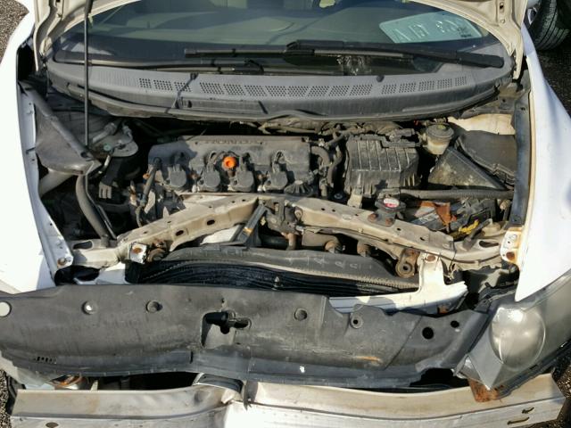 1HGFA16877L118356 - 2007 HONDA CIVIC EX თეთრი ფოტო 7