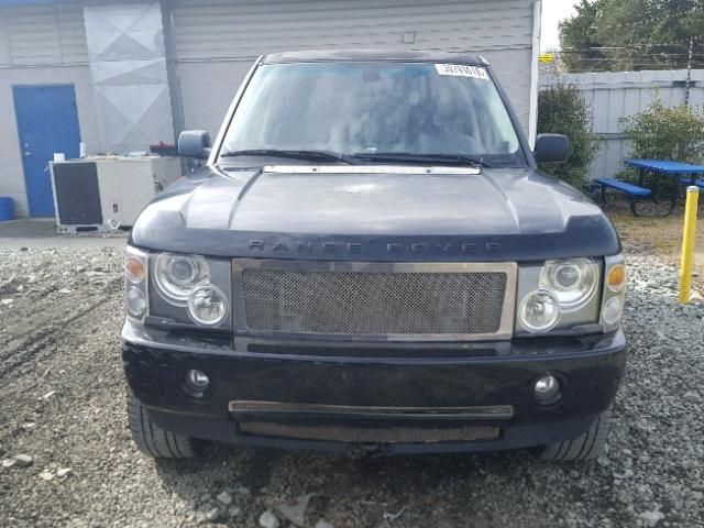 SALMF11454A168295 - 2004 LAND ROVER RANGE ROVE BLACK photo 9