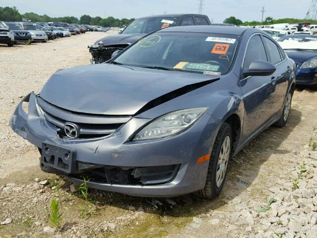 1YVHZ8BH2A5M45767 - 2010 MAZDA MAZDA6I GRAY photo 2