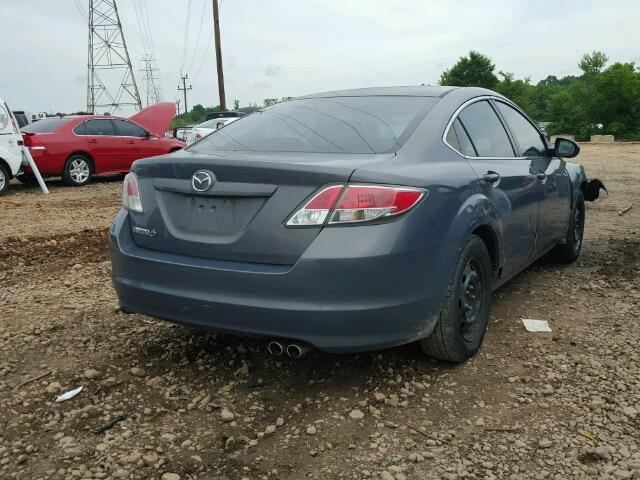 1YVHZ8BH2A5M45767 - 2010 MAZDA MAZDA6I GRAY photo 4