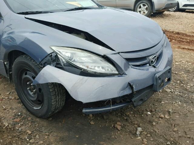 1YVHZ8BH2A5M45767 - 2010 MAZDA MAZDA6I GRAY photo 9