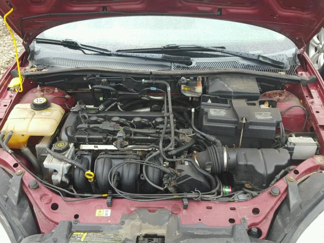 1FAFP36N66W157747 - 2006 FORD FOCUS ZXW RED photo 7