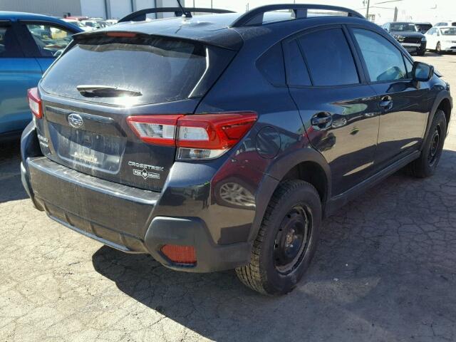 JF2GTAAC7JH241790 - 2018 SUBARU CROSSTREK BLACK photo 4