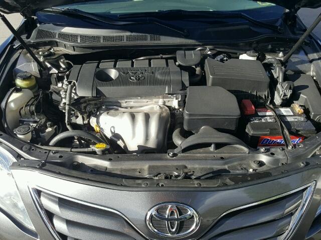 4T4BF3EK9BR120041 - 2011 TOYOTA CAMRY BASE GRAY photo 7