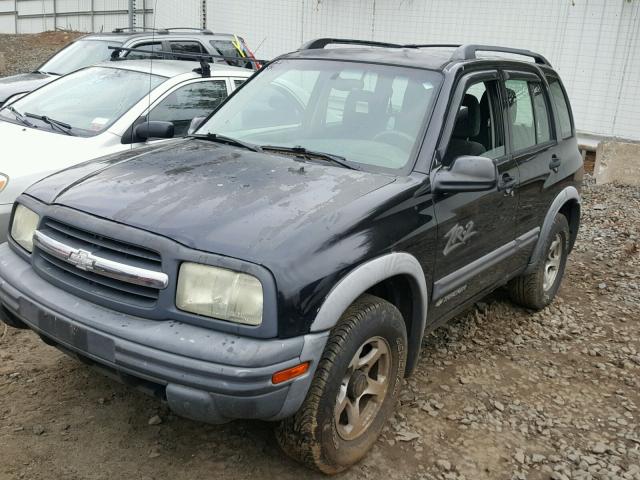 2CNBJ734726934188 - 2002 CHEVROLET TRACKER ZR BLACK photo 2