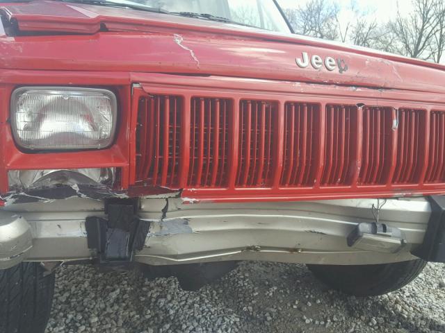 1J4FJ78S9TL139529 - 1996 JEEP CHEROKEE C RED photo 9