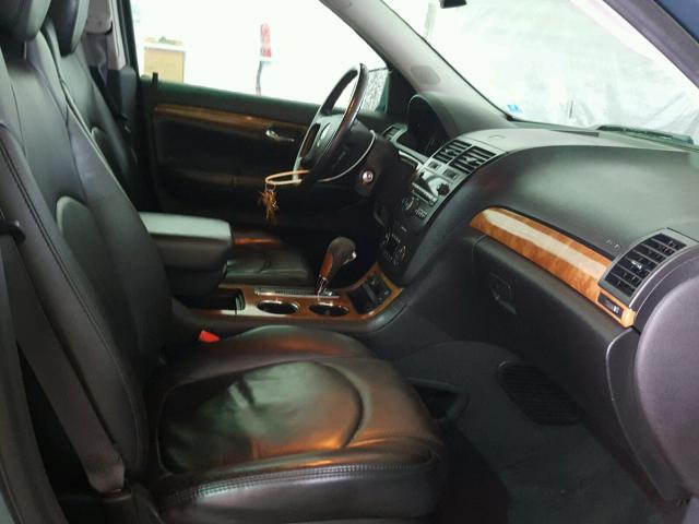 5GZEV23D29J215130 - 2009 SATURN OUTLOOK XR მწვანე ფოტო 5