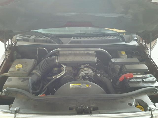 1J8HG48K17C546335 - 2007 JEEP COMMANDER MAROON photo 7