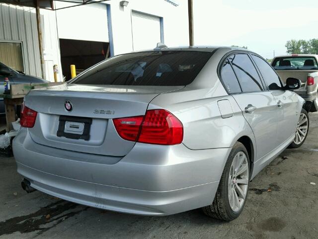 WBAPK7G57BNN78215 - 2011 BMW 328XI SILVER photo 4