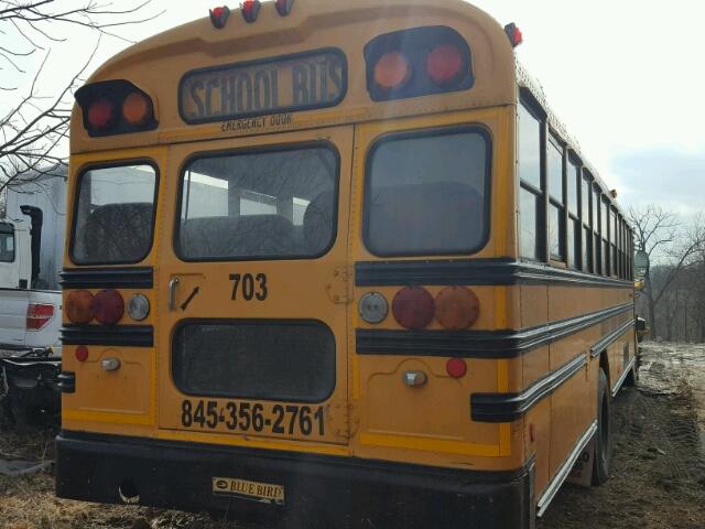 1BAKFCKA68F252644 - 2008 BLUE BIRD SCHOOL BUS YELLOW photo 4