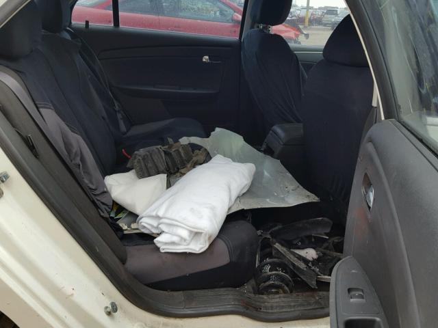 1G1ZH57B584246740 - 2008 CHEVROLET MALIBU 1LT WHITE photo 6