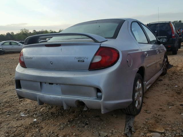 1B3ES46C9YD700288 - 2000 DODGE NEON BASE BLUE photo 4