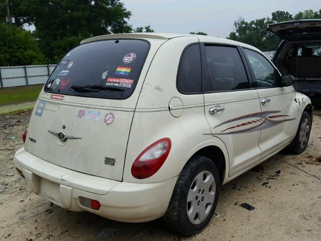 3A4FY58B07T621087 - 2007 CHRYSLER PT CRUISER WHITE photo 4