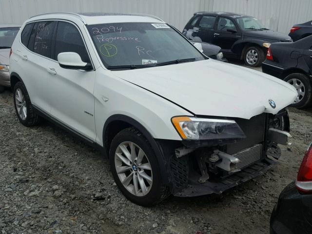 5UXWX9C58D0A27794 - 2013 BMW X3 XDRIVE2 WHITE photo 1