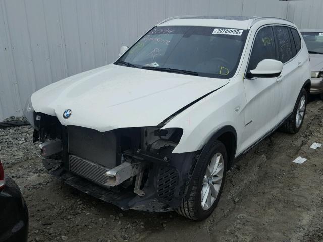 5UXWX9C58D0A27794 - 2013 BMW X3 XDRIVE2 WHITE photo 2