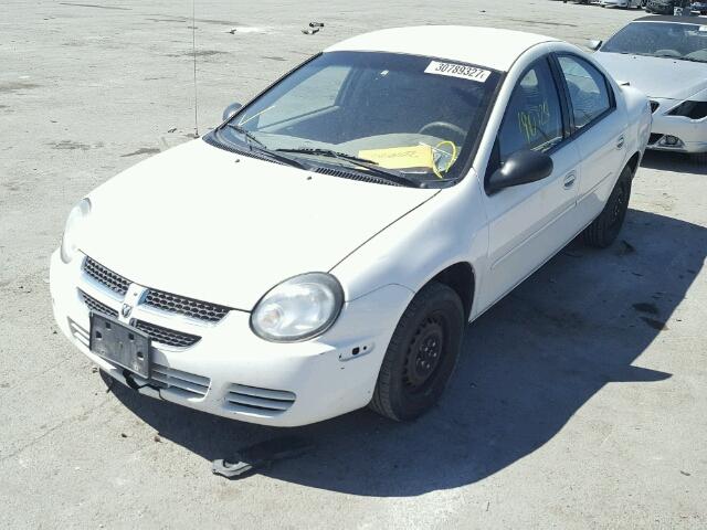 1B3ES26C73D236592 - 2003 DODGE NEON SE WHITE photo 2