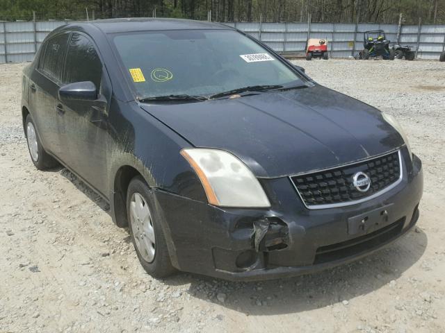 3N1AB61E68L672738 - 2008 NISSAN SENTRA 2.0 BLACK photo 1