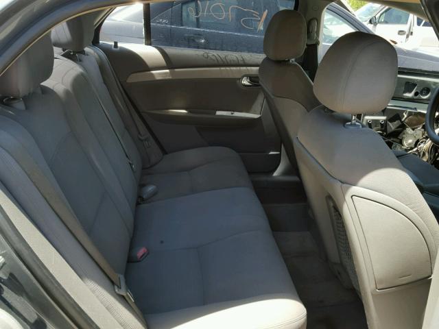 1G1ZG57B49F193439 - 2009 CHEVROLET MALIBU LS ნაცრისფერი ფოტო 6