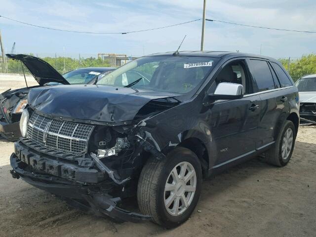 2LMDU68C57BJ35037 - 2007 LINCOLN MKX FWD BLACK photo 2