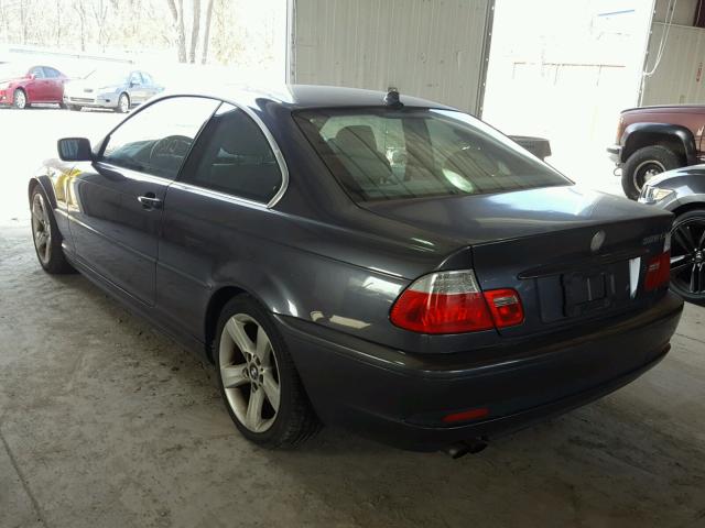 WBABD33415PL06665 - 2005 BMW 325 CI GRAY photo 3