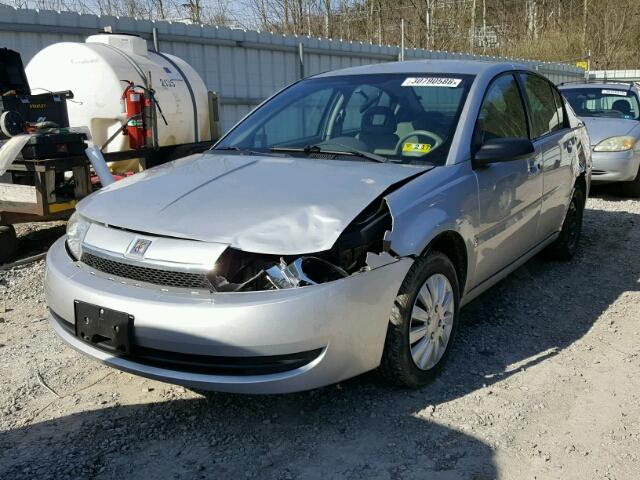 1G8AJ52F83Z120347 - 2003 SATURN ION LEVEL SILVER photo 2