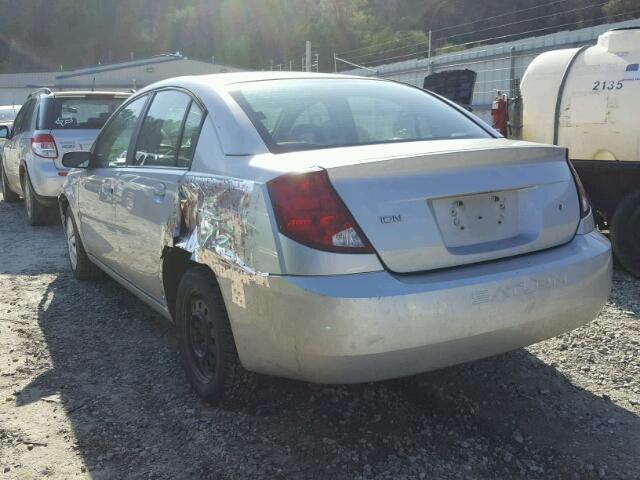 1G8AJ52F83Z120347 - 2003 SATURN ION LEVEL SILVER photo 3
