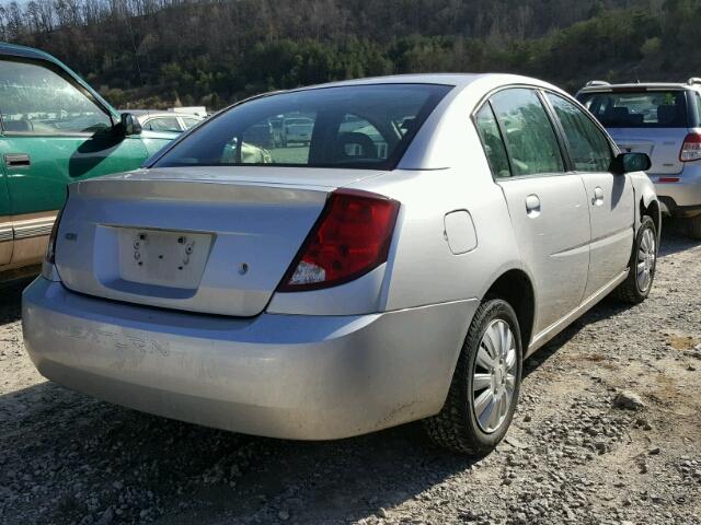 1G8AJ52F83Z120347 - 2003 SATURN ION LEVEL SILVER photo 4