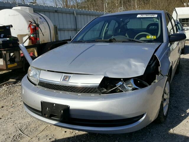 1G8AJ52F83Z120347 - 2003 SATURN ION LEVEL SILVER photo 9