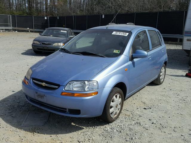 KL1TJ62674B214791 - 2004 CHEVROLET AVEO LS 蓝色 照片 2